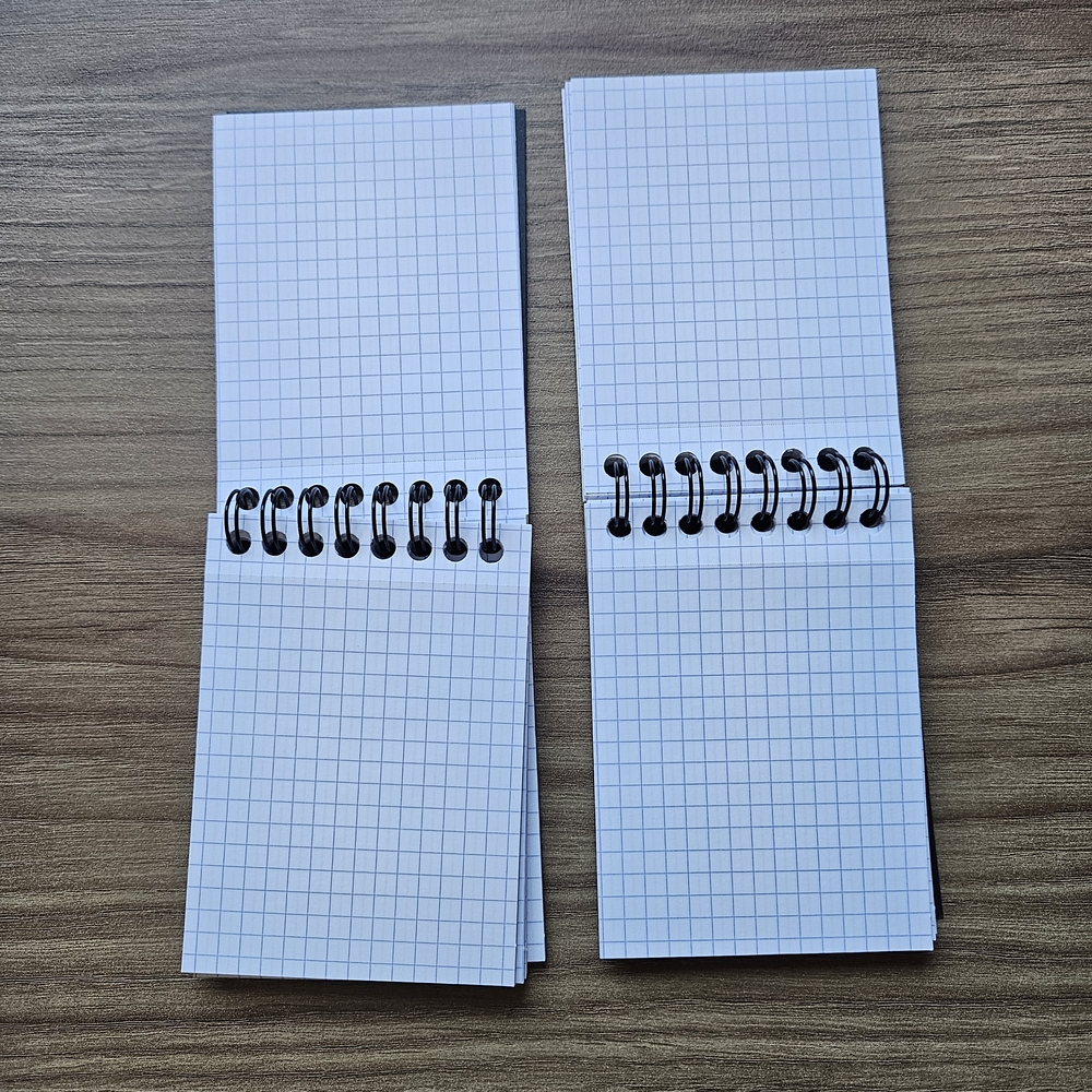 🔥4/$20 Rhodia Mini Spiral Notepads Memo Pads with Grid Paper - Picture 4 of 5